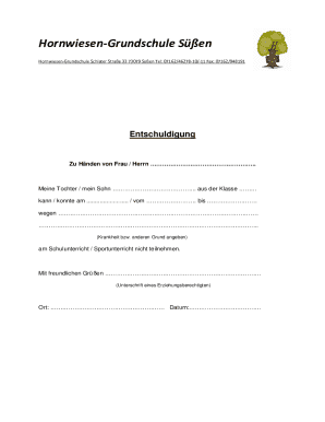 Entschuldigung