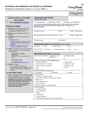 Residential Incentive Application Form 320S_ES