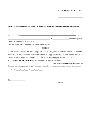 Family Care Leave Request Form