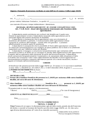 Italian Paid Leave Request Form