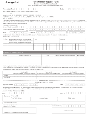 Transmission Request Form