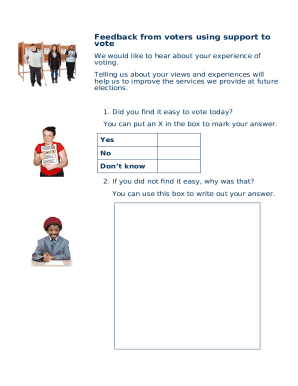 Voter Feedback Form