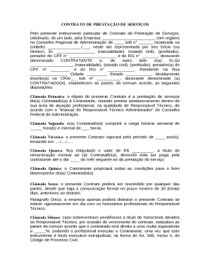 Brazil Service Agreement Template