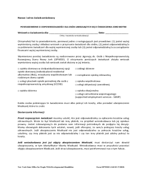 New York Medicaid Liability Notice Form