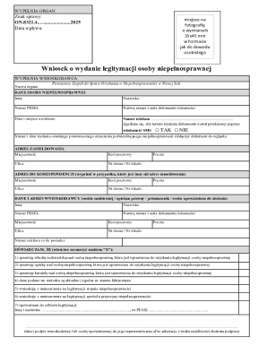 Poland Disability ID Application