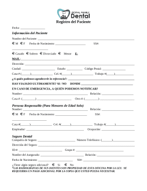 Patient Registration Form