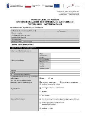 Loan Application for Business Startup