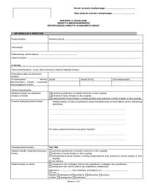 Mortgage Loan Application Form