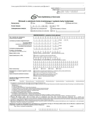 Credit Card Application Form