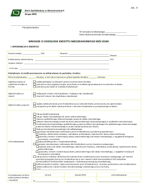Mortgage Loan Application Form