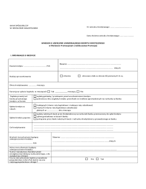 Universal Mortgage Loan Application