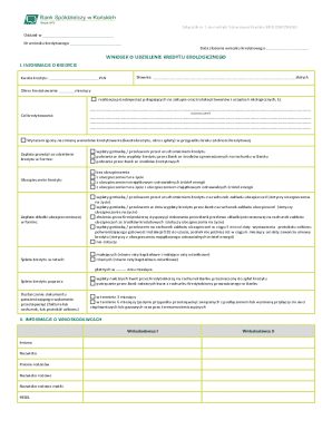 Ecological Loan Application Form