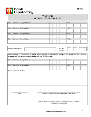 Loan Release Request Form