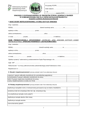Poland Disability Communication Barrier Removal Grant Application