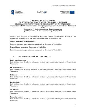 Poland Proinnovative Services Grant Application