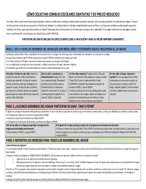 Free and Reduced-Price School Meals Application