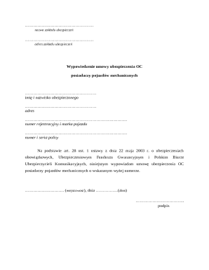 Insurance Cancellation Notice