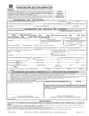 Colombia Real Estate Enajenation Form
