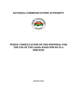 NCA Public Consultation on L6GHz Band for Wi-Fi 6
