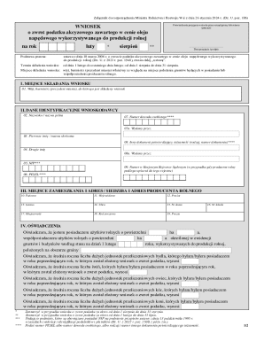 Poland Agricultural Tax Refund Application
