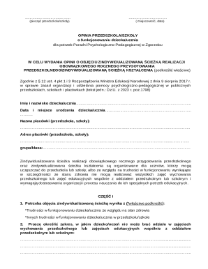 School Opinion Form