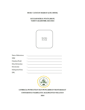 KKN Log Book Template