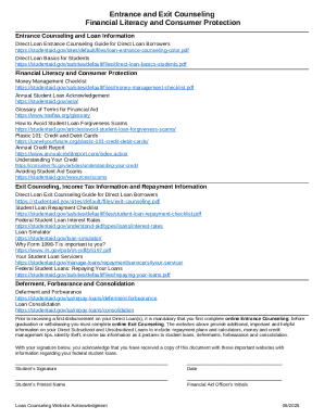 Direct Loan Entrance Counseling Guide