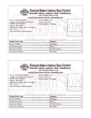 TDC Part II Examination Form 2024
