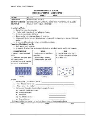 Year 5 Home Study Package