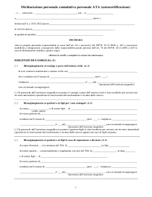 ATA Self-Certification Form