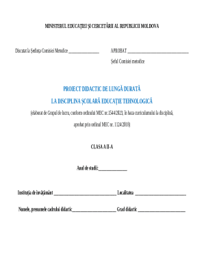 Moldova Technology Education Long-Term Project