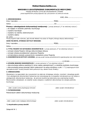 Medical Documentation Request Form