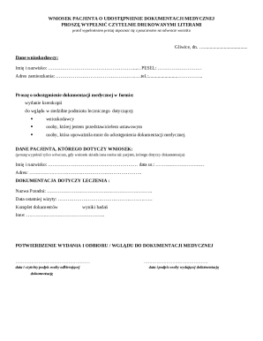 Patient Request for Medical Records