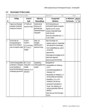 Gefährdungsbeurteilung für Kindertageseinrichtungen