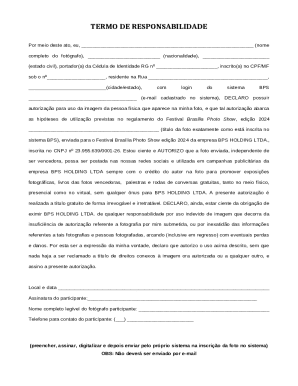 Photographer Responsibility Term