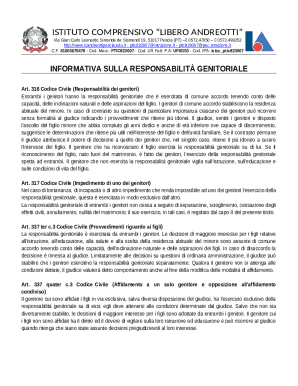 Parental Responsibility Declaration Form