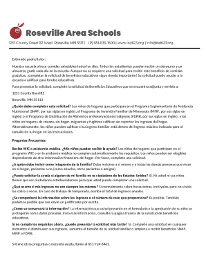 Educational Benefits Application Form