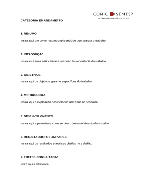 Academic Research Proposal Template