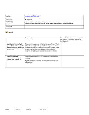 Research Article Review Form
