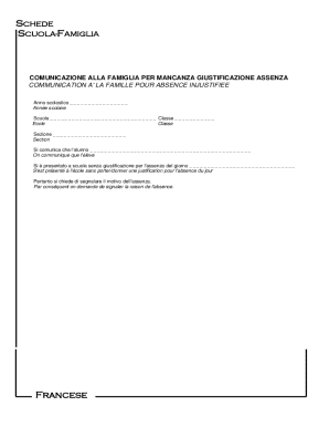 School Absence Justification Communication