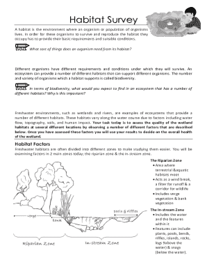 Habitat Survey Form