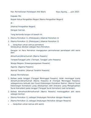 Indonesian Heir Determination Application