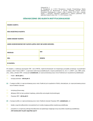 CRS Client Declaration Form