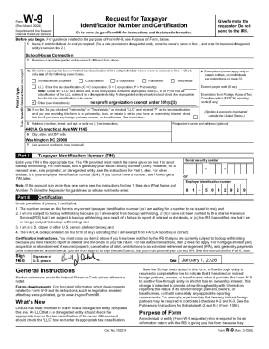 Form W-9 Taxpayer Identification