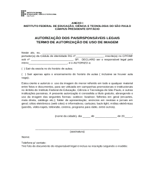 Parent Authorization Form