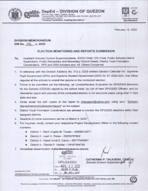 Election Monitoring and Reports Submission