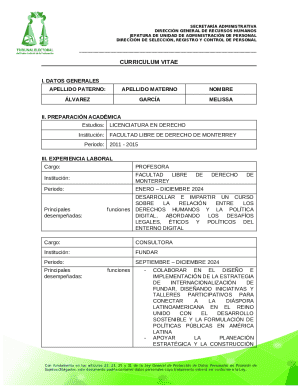 Curriculum Vitae Template