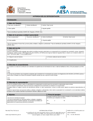 Spanish Air Passenger Claim Authorization Form