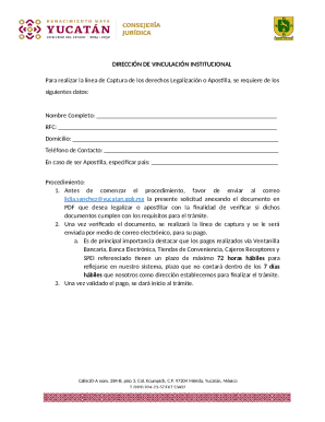 Mexico Apostille Legalization Form