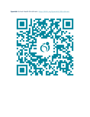 Spanish School Health Enrollment Form